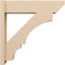 Ekena Millwork 8-in W x 32-in D x 32-in H Balboa Slat Rough Cedar Woodgrain TimberThane Outlooker, Primed Tan OUTUR080X32X32BOA24RCPR - alternate 4